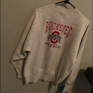 ohio state crew neck sweatshirt